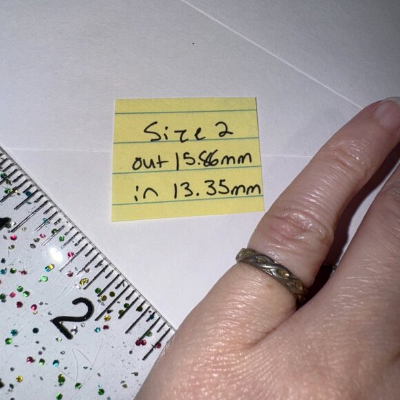 Sterling Silver Celtic Ring, Size 2 - Picture 13 of 14